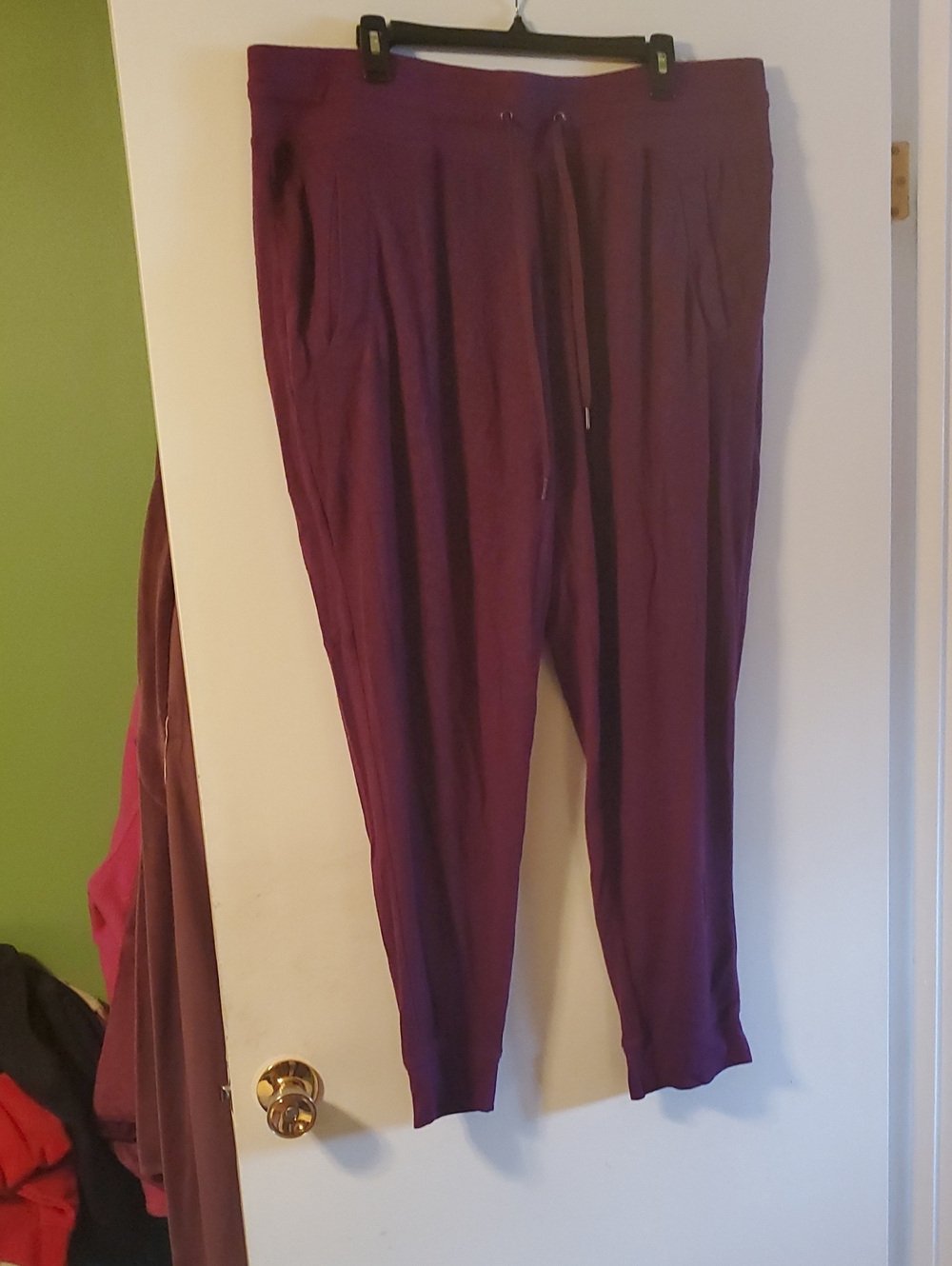 Penningtons Activezone size 2X Women's Drawstring Purple Jogger Pants